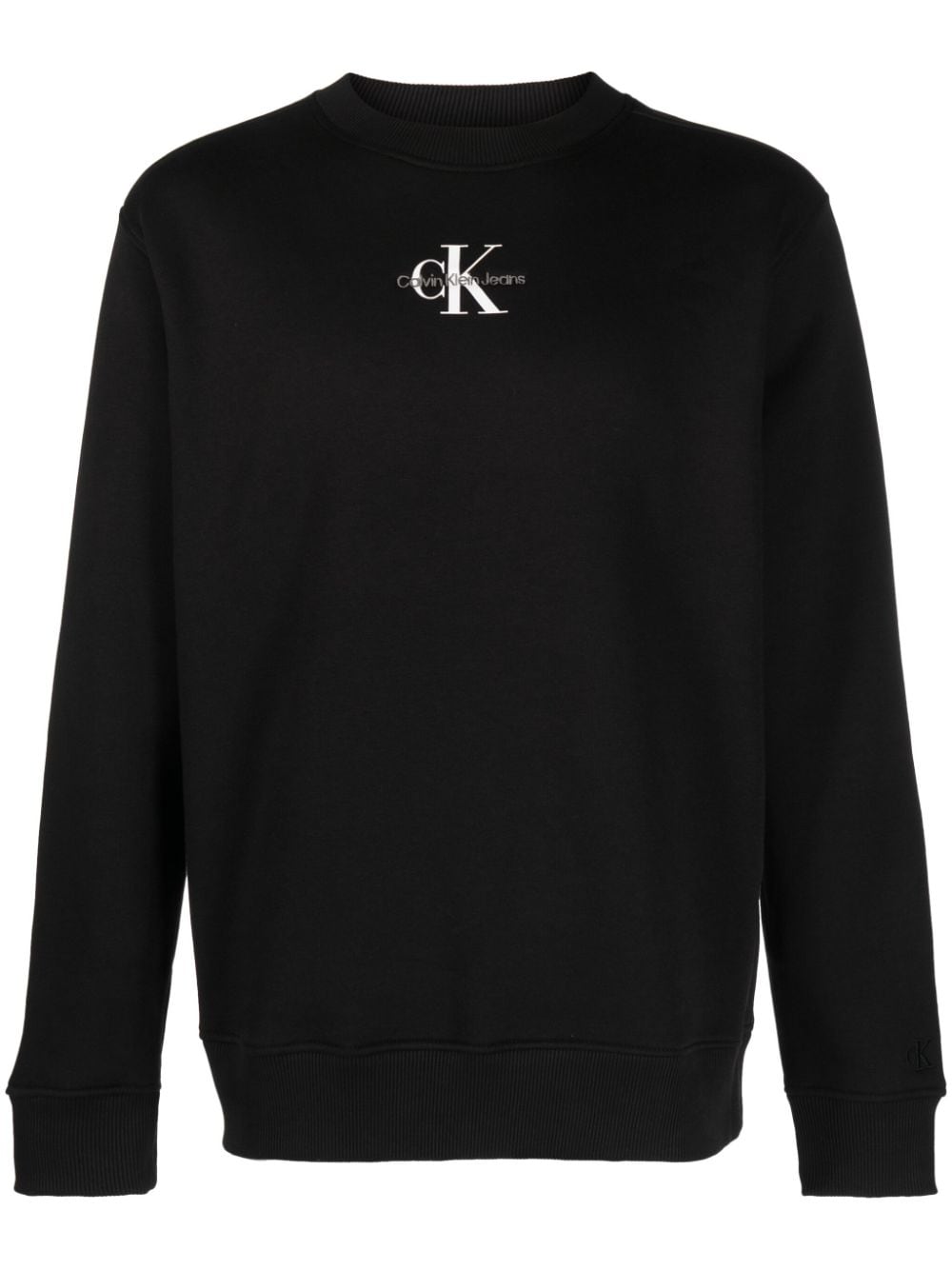 Calvin Klein Jeans Sweatshirt mit Logo-Print - Schwarz von Calvin Klein Jeans