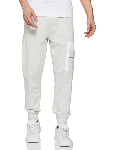 Calvin Klein Jungen Jogging Hose Blocking Cargo Sweatpants Gr. M Grau von Calvin Klein Jeans