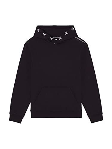 Calvin Klein LOGO JACQUARD HOODIE, schwarz(black), Gr. L von Calvin Klein