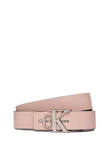 Calvin Klein Monogram Hardware Belt 30MM W95 Pale Conch von Calvin Klein Jeans