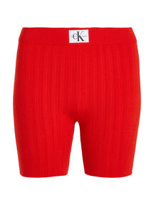 Damen Rippstrick-Shorts mit Lyocell von Calvin Klein Jeans