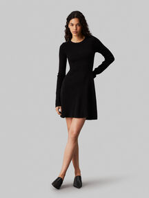Damen Strickkleid CK INTARSIA SWEATER DRESS von Calvin Klein Jeans
