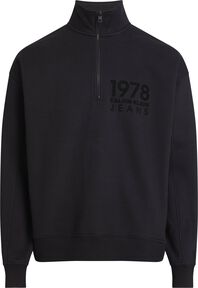 Herren Sweatshirt 1978 FLOCK LOGO HALF ZIP von Calvin Klein Jeans