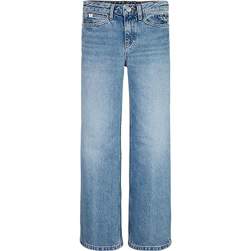 Jeans für Mädchen, Wide Leg, Authentic Light Blue IG0IG02065, Authentic Light Blue, 14 Jahre von Calvin Klein Jeans