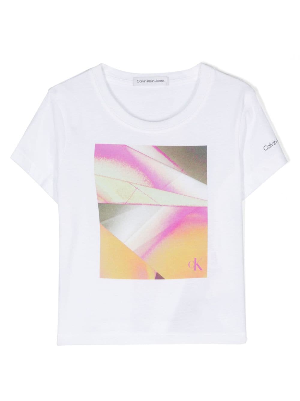 Calvin Klein Kids Colour Flow T-Shirt - Weiß von Calvin Klein Kids