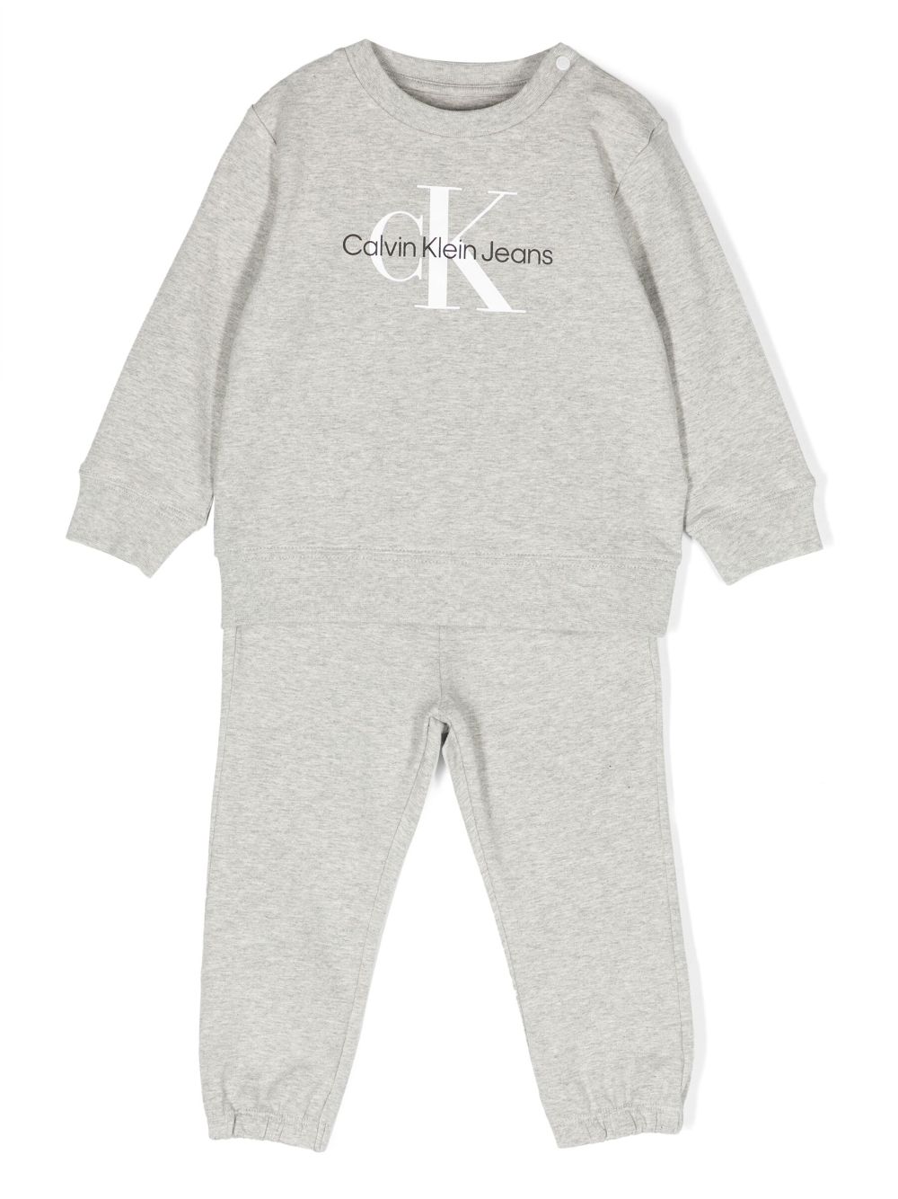 Calvin Klein Kids Jogginganzug mit Logo-Print - Grau von Calvin Klein Kids