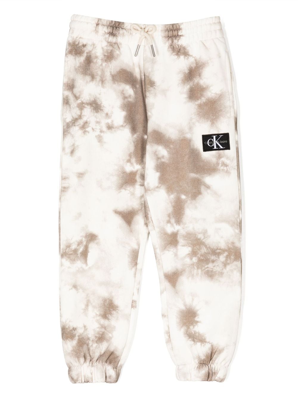 Calvin Klein Kids Jogginghose mit Bleach-Effekt - Braun von Calvin Klein Kids