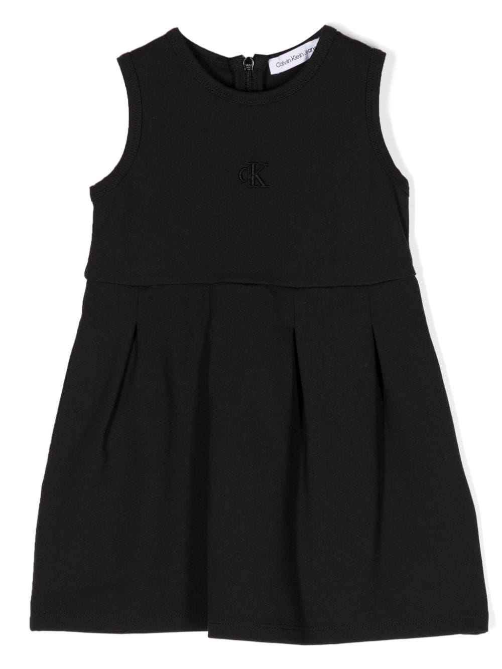 Calvin Klein Kids Kleid mit Falten - Schwarz von Calvin Klein Kids