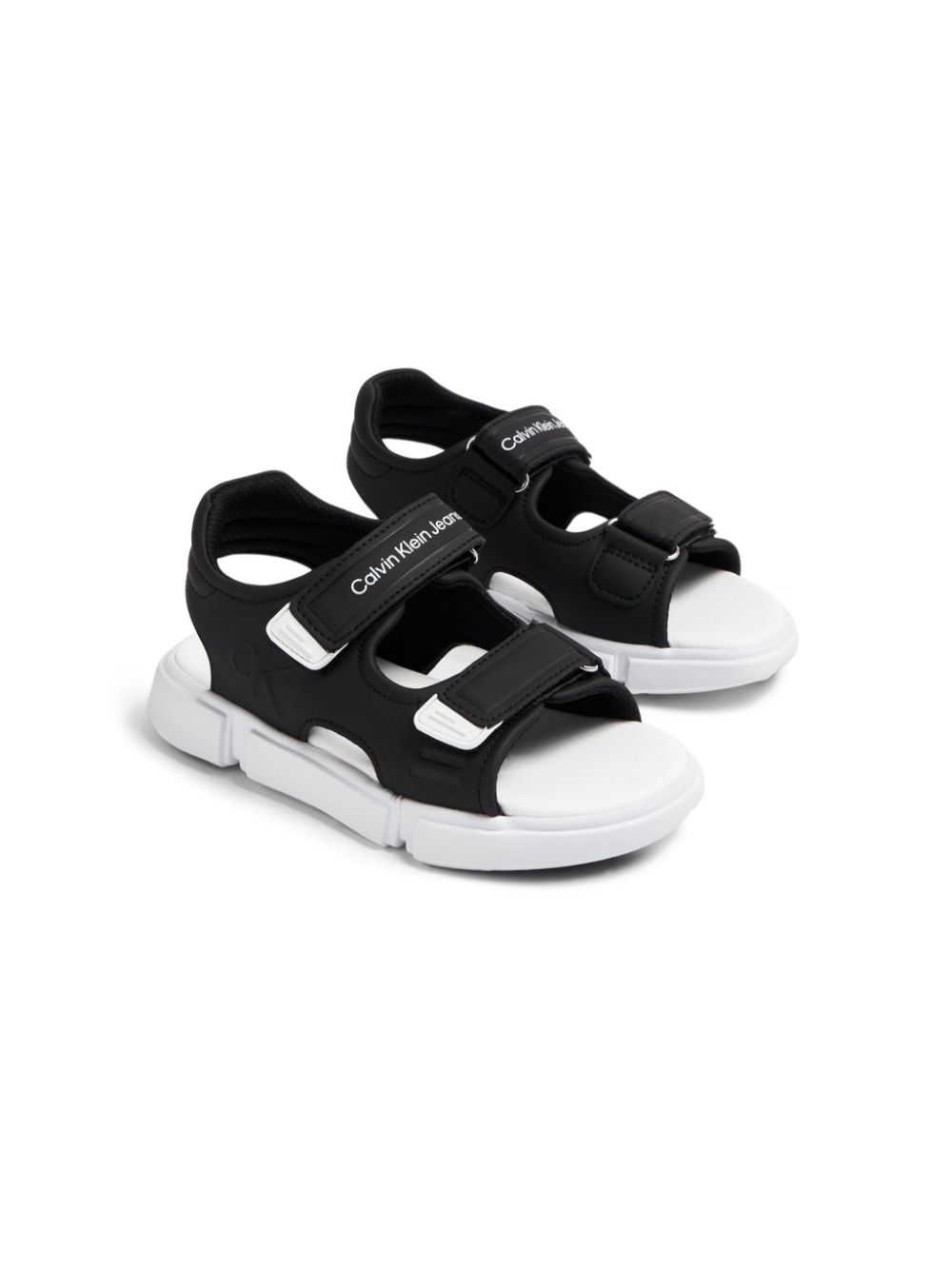 Calvin Klein Kids Sandalen mit Klettverschluss - Schwarz von Calvin Klein Kids