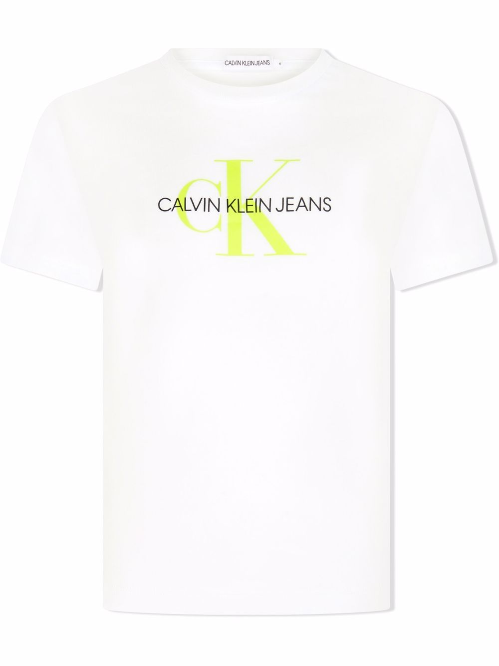 Calvin Klein Kids T-Shirt aus Bio-Baumwolle - Weiß von Calvin Klein Kids