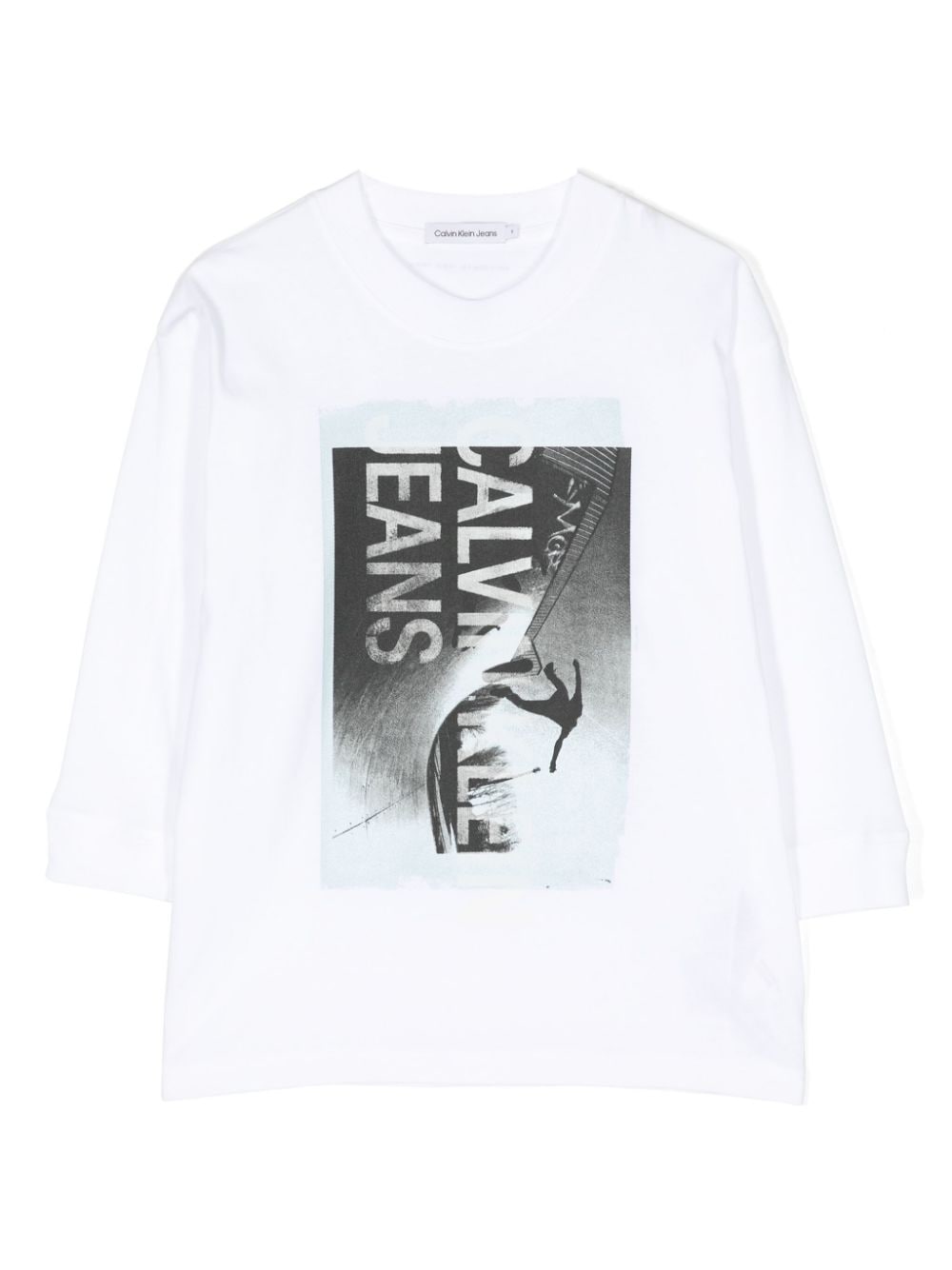 Calvin Klein Kids T-Shirt mit Foto-Print - Weiß von Calvin Klein Kids