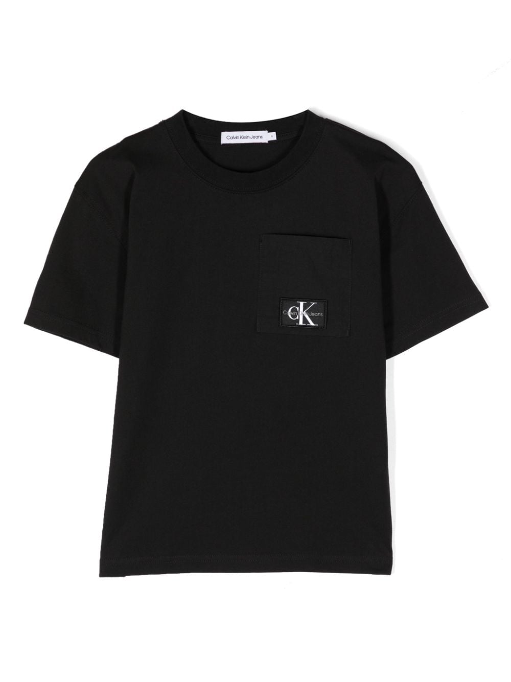 Calvin Klein Kids T-Shirt mit Logo-Patch - Schwarz von Calvin Klein Kids