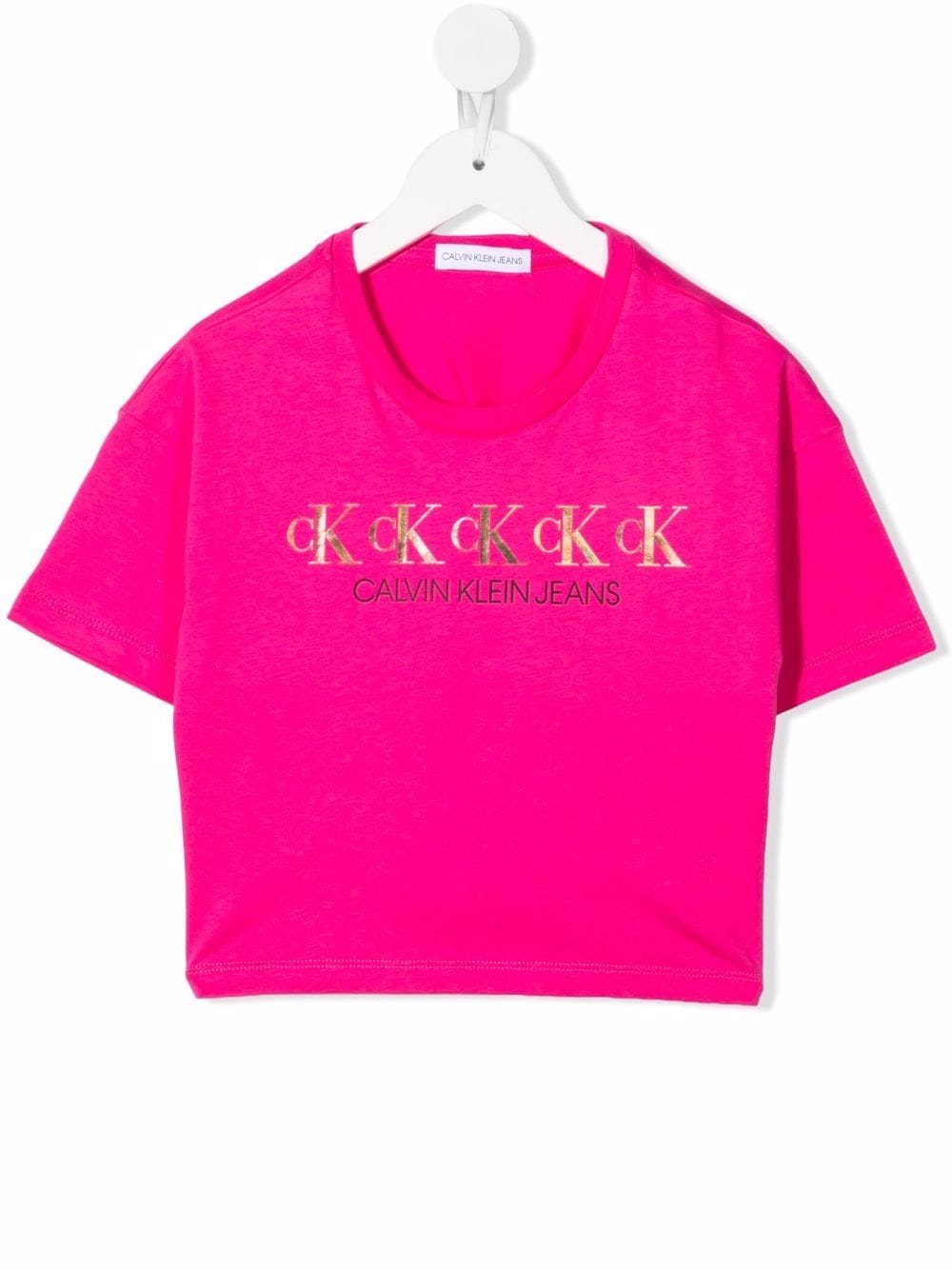 Calvin Klein Kids T-Shirt mit Logo-Print - Rosa von Calvin Klein Kids