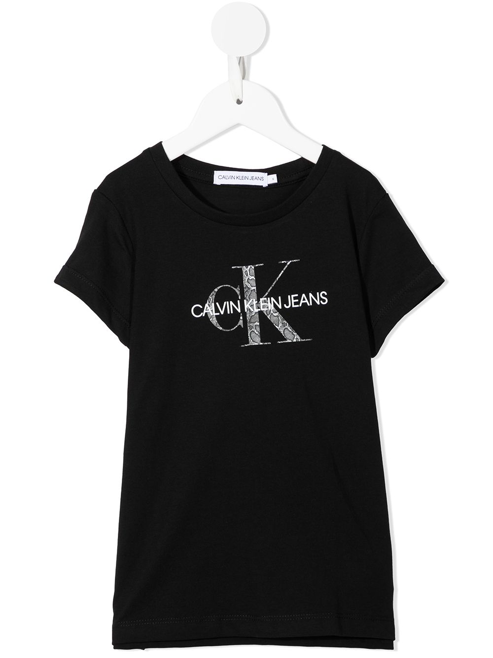 Calvin Klein Kids T-Shirt mit Logo-Print - Schwarz von Calvin Klein Kids