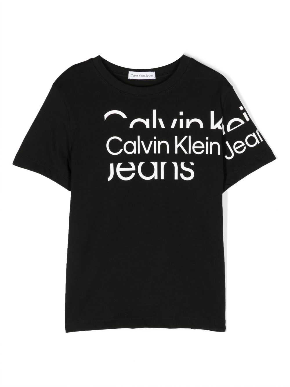 Calvin Klein Kids T-Shirt mit Logo-Print - Schwarz von Calvin Klein Kids