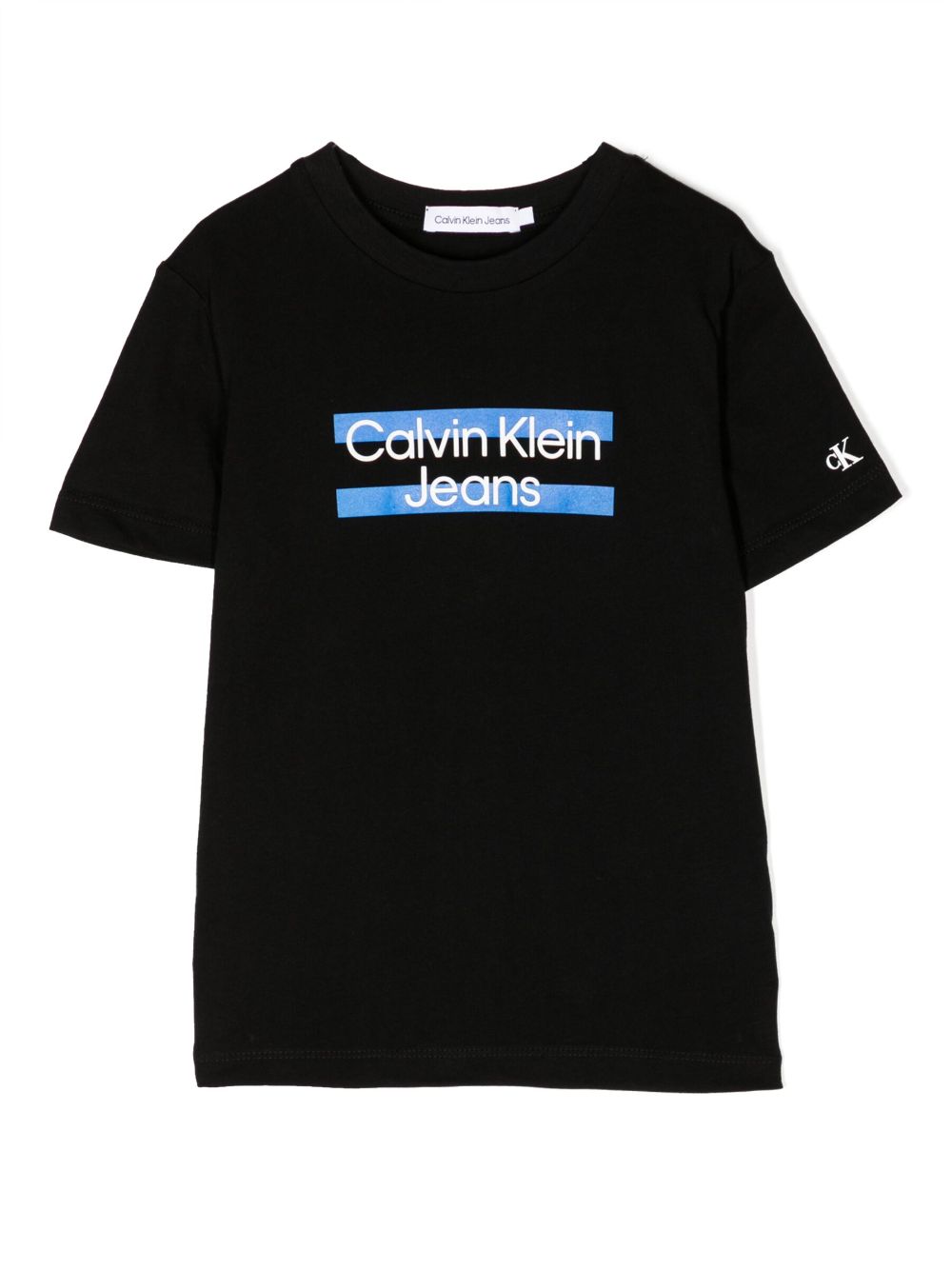 Calvin Klein Kids T-Shirt mit Logo-Print - Schwarz von Calvin Klein Kids