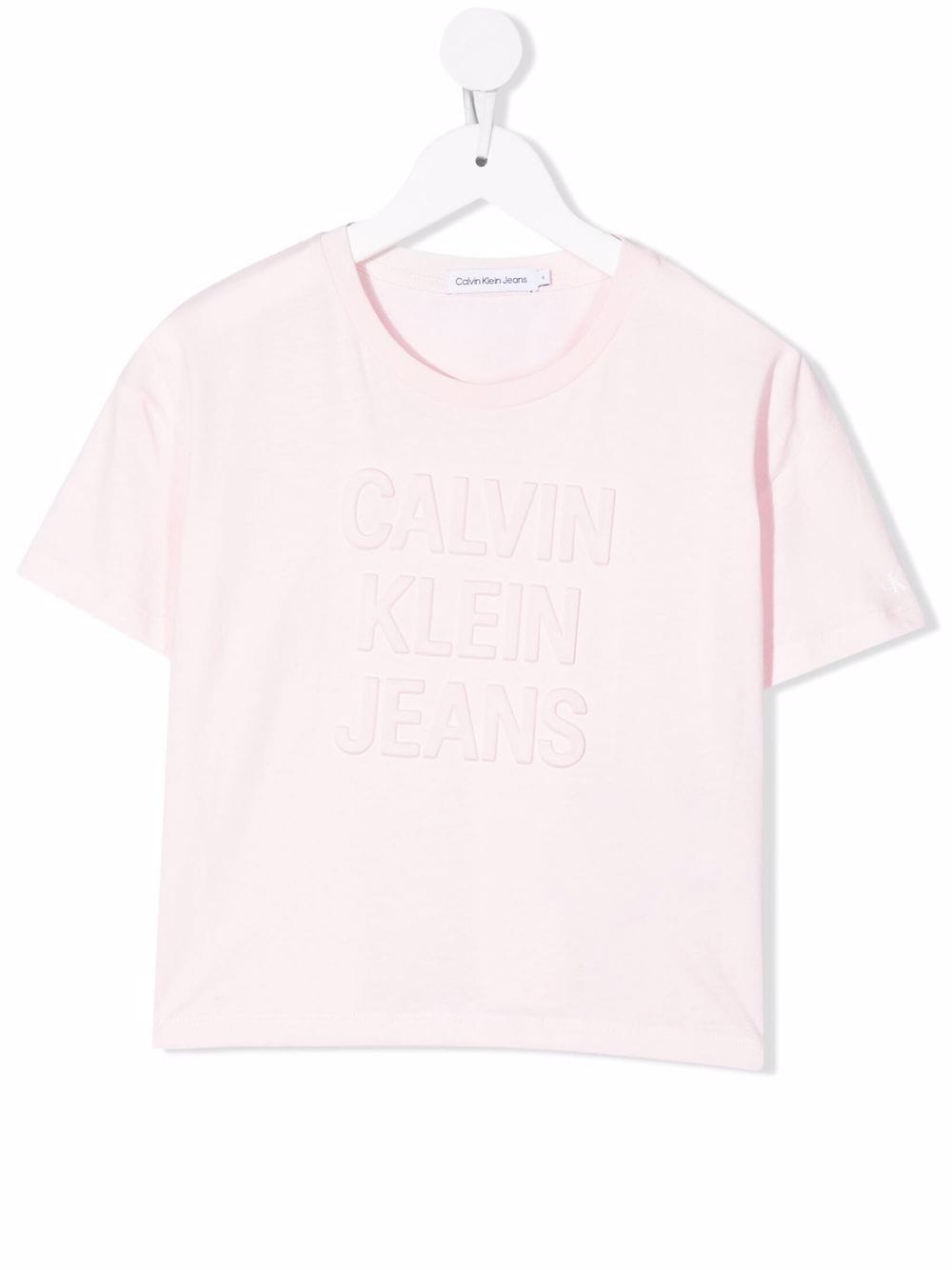 Calvin Klein Kids T-Shirt mit Logo-Prägung - Rosa von Calvin Klein Kids