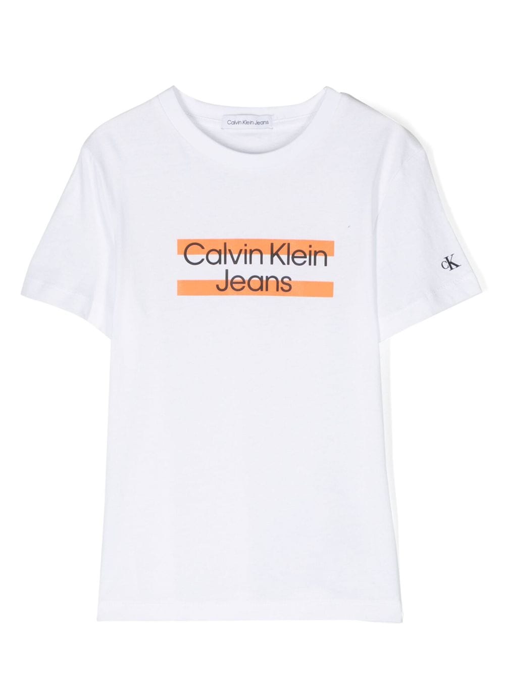 Calvin Klein Kids T-Shirt mit Print - Weiß von Calvin Klein Kids