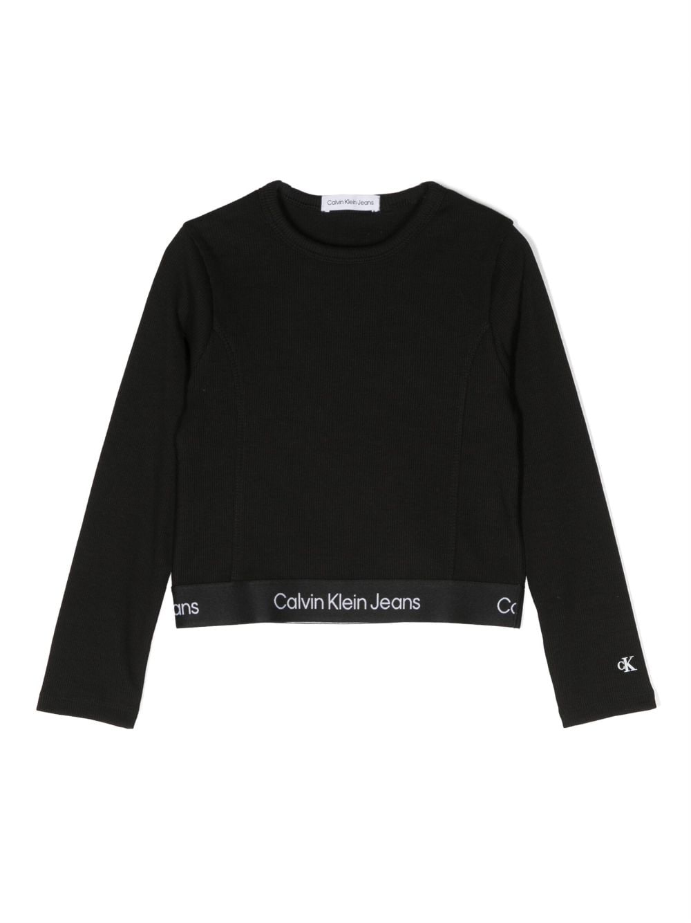 Calvin Klein Kids T-Shirt mit Logo - Schwarz von Calvin Klein Kids