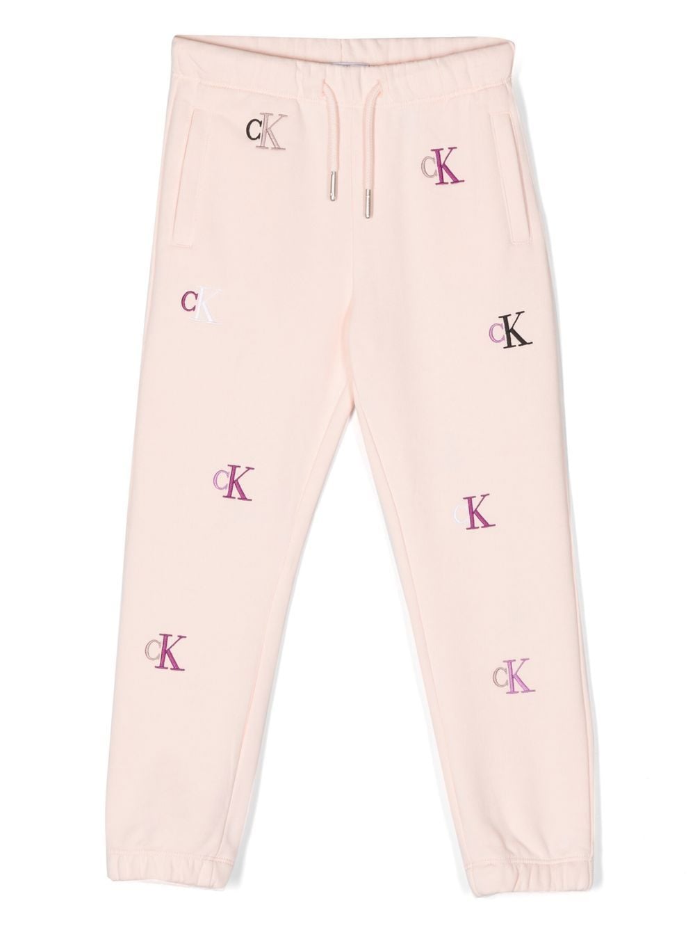 Calvin Klein Kids Jogginghose mit Logo-Stickerei - Rosa von Calvin Klein Kids