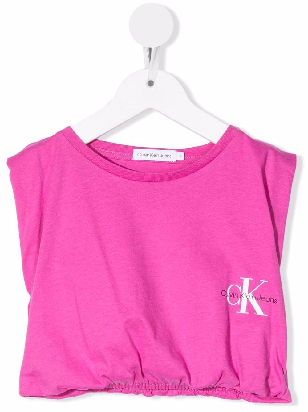 Calvin Klein Kids T-Shirt mit angeschnittenen Ärmeln - Rosa von Calvin Klein Kids