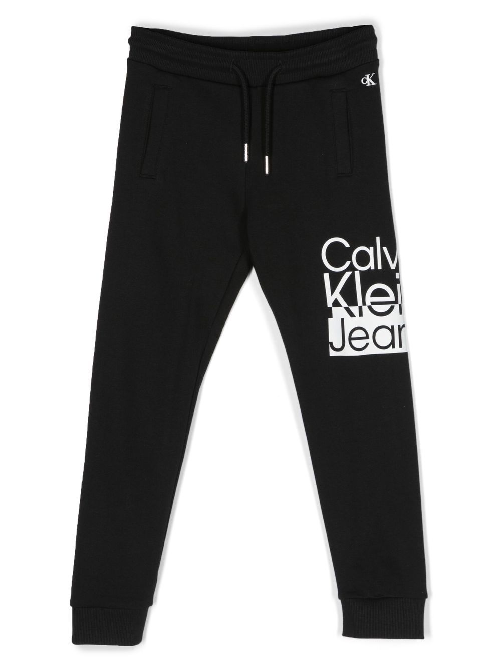 Calvin Klein Kids Jogginghose mit Logo-Print - Schwarz von Calvin Klein Kids