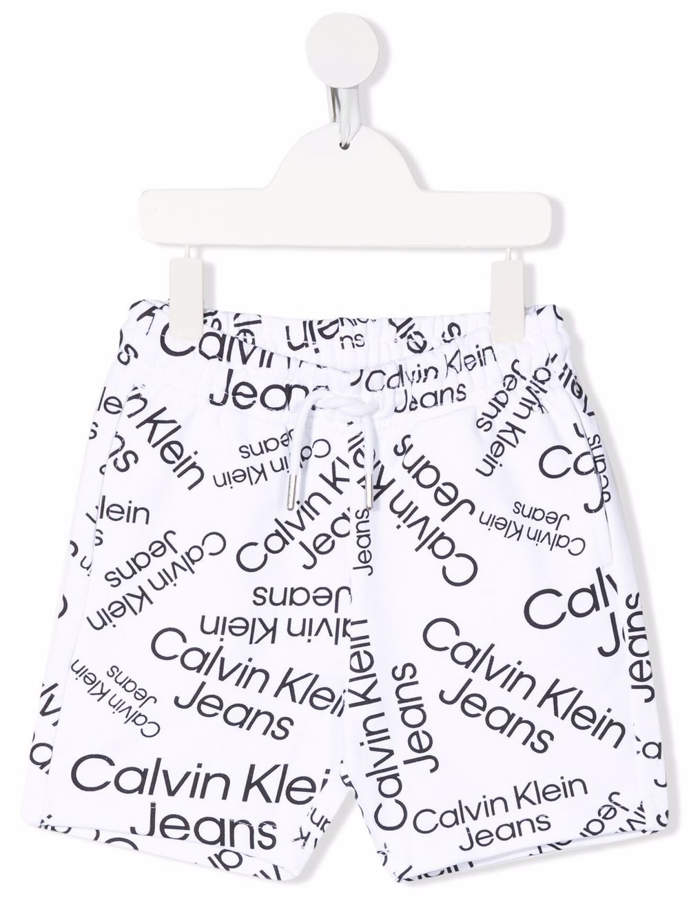 Calvin Klein Kids Shorts mit Logo-Print - Weiß von Calvin Klein Kids