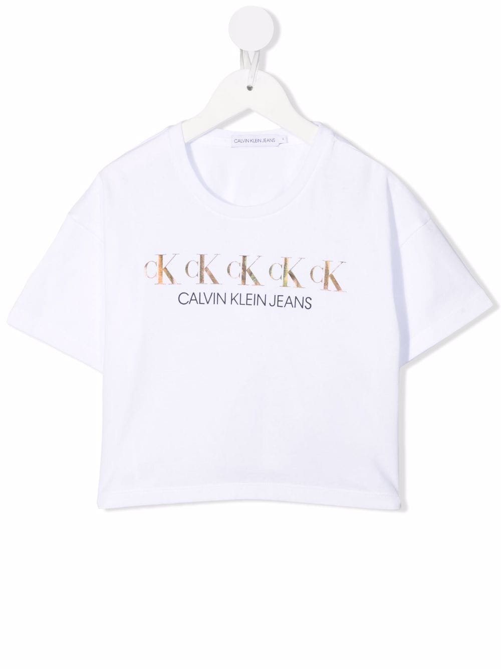 Calvin Klein Kids T-Shirt mit Logo-Print - Weiß von Calvin Klein Kids