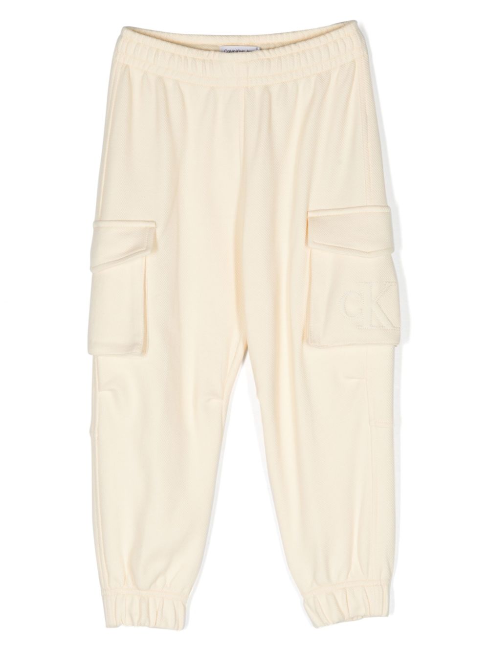 Calvin Klein Kids Cargo-Jogginghose aus Twill - Nude von Calvin Klein Kids