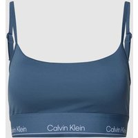 Calvin Klein Performance BH mit elastischem Bund in Rauchblau, Größe M von Calvin Klein Performance