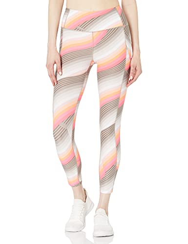 Calvin Klein Performance Damen Premium Performance High Waist Moisture Wicking Legging Hose, Jungle Trek Tea Rose, S von Calvin Klein Performance