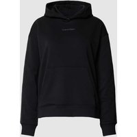 Calvin Klein Performance Hoodie mit Känguru-Tasche in Black, Größe S von Calvin Klein Performance