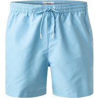 Calvin Klein Swimwear Herren Badeshorts blau Mikrofaser unifarben von Calvin Klein Swimwear