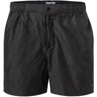 Calvin Klein Swimwear Herren Badeshorts schwarz Mikrofaser unifarben von Calvin Klein Swimwear