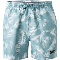 Calvin Klein Swimwear Herren Badeshorts grün Mikrofaser floral von Calvin Klein Swimwear