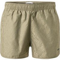 Calvin Klein Swimwear Herren Badeshorts grün Mikrofaser unifarben Calvin Klein Swimwear Herren Badeshorts grün Mikrofaser unifarben von Calvin Klein Swimwear