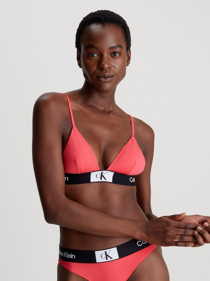 Calvin Klein Swimwear Bikini-Hose BIKINI mit Logoschriftzüge auf dem Bund von Calvin Klein Swimwear