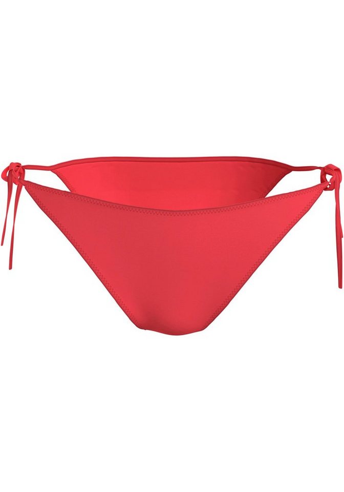 Calvin Klein Swimwear Bikini-Hose STRING SIDE TIE mit großem Logo hinten von Calvin Klein Swimwear