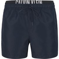 Calvin Klein Herren Badeshorts blau Mikrofaser unifarben von Calvin Klein