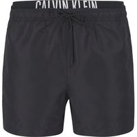Calvin Klein Herren Badeshorts schwarz Mikrofaser unifarben von Calvin Klein