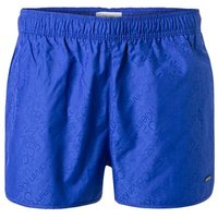 Calvin Klein Swimwear Herren Badeshorts blau Mikrofaser unifarben von Calvin Klein Swimwear