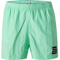 Calvin Klein Swimwear Herren Badeshorts grün Mikrofaser unifarben von Calvin Klein Swimwear