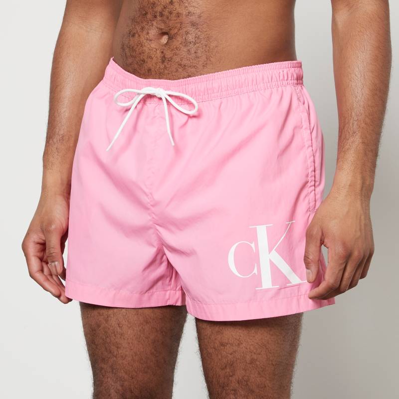 Calvin Klein Swimwear Monogram Shell Swim Shorts - M von Calvin Klein Swimwear