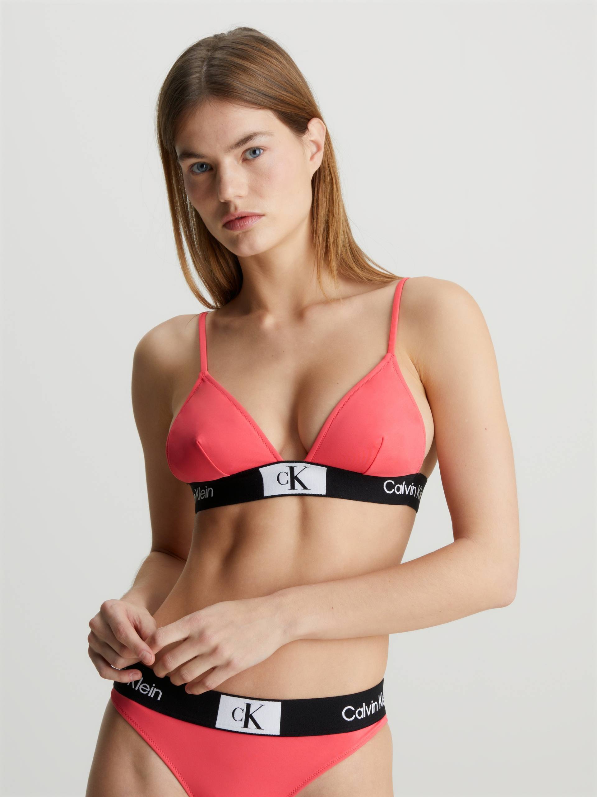 Calvin Klein Swimwear Triangel-Bikini-Top "FIXED TRIANGLE-RP" von Calvin Klein Swimwear