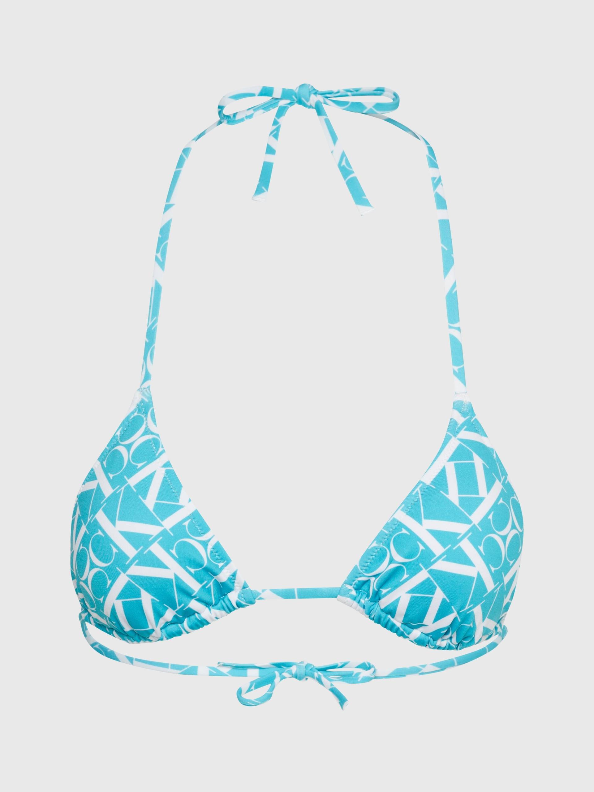 Calvin Klein Swimwear Triangel-Bikini-Top "TRIANGLE-RP-PRINT", mit Bindeband von Calvin Klein Swimwear