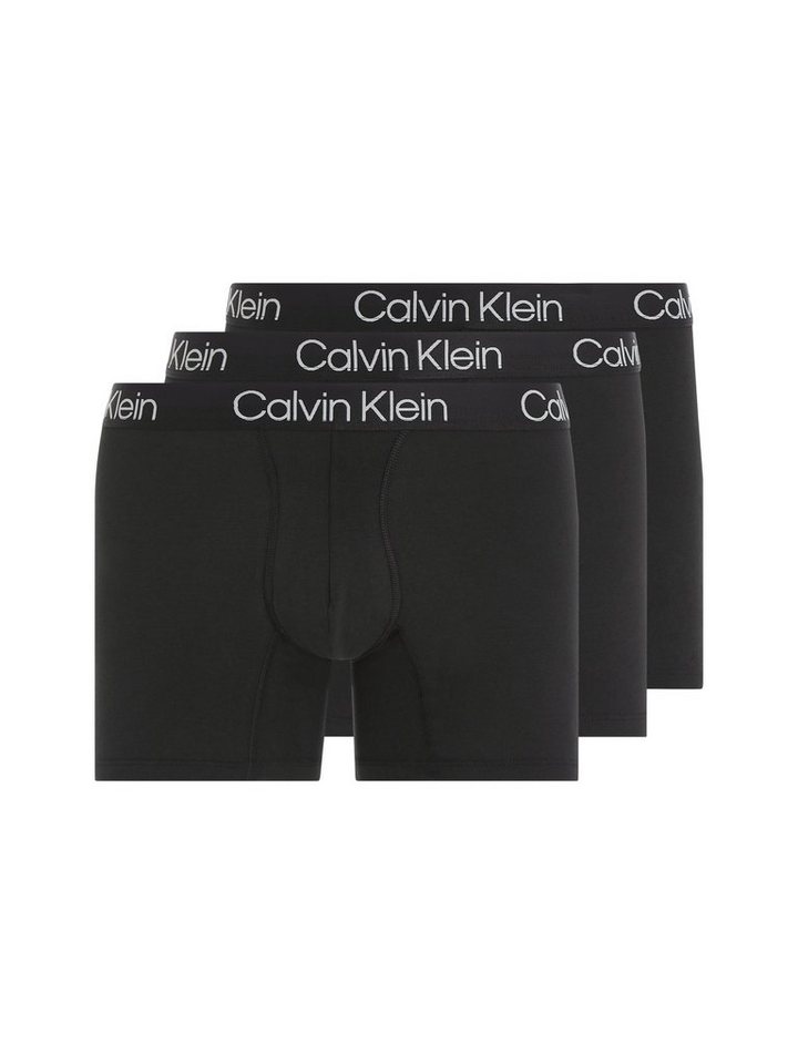 Calvin Klein Underwear Boxer (Packung, 3-St) mit Logoschriftzug auf dem Bund von Calvin Klein Underwear