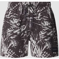 Calvin Klein Underwear Badehose mit Allover-Print in Black, Größe M von Calvin Klein Underwear