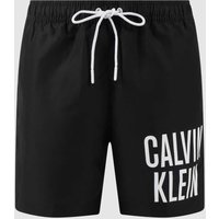 Calvin Klein Underwear Badehose mit Label-Print in Black, Größe M von Calvin Klein Underwear
