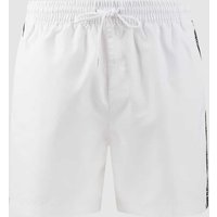 Calvin Klein Underwear Badehose mit Logo-Streifen in Weiss, Größe L von Calvin Klein Underwear