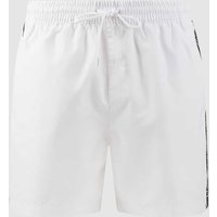 Calvin Klein Underwear Badehose mit Logo-Streifen in Weiss, Größe S von Calvin Klein Underwear